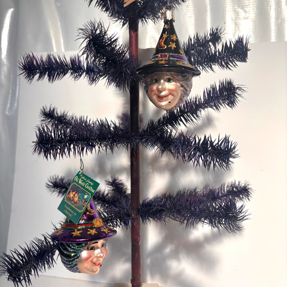 OWC Old World Christmas Halloween Kindly Witch Ornament 4” - Picture 10 of 12